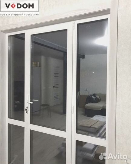 Пластиковые окна, балконная дверь с окном