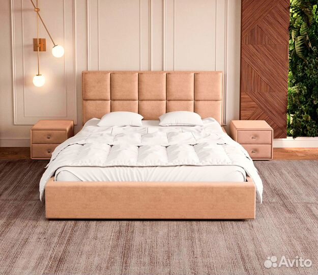 Кровать двуспальная 140x200 с подъемным механизмом