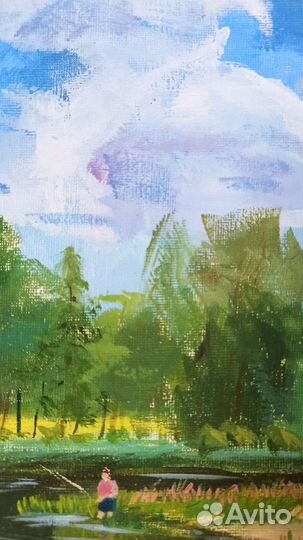 Картина маслом пейзаж