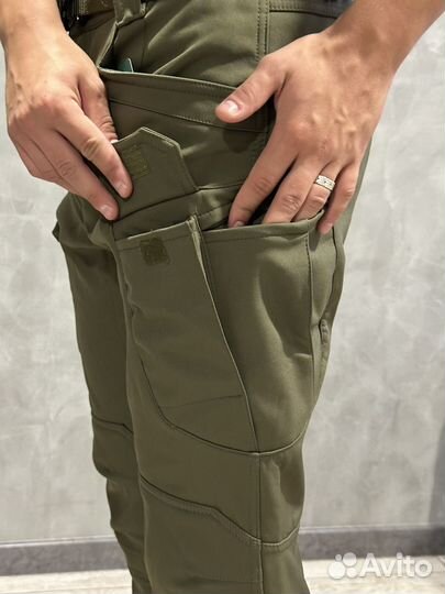 Костюм Softshell черный/Олива +Ремень кобра