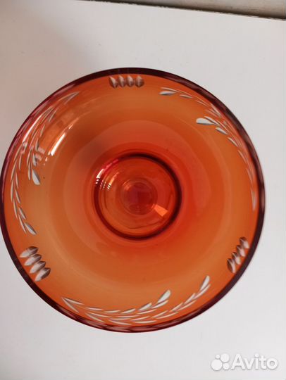 Ваза для фруктов на ножке СССР