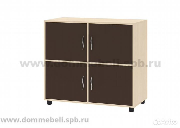 Тумба 4-дв. 7.01 Дельта дуб молочный/дуб молочный