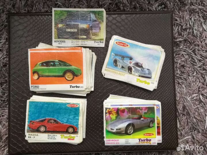 Вкладыши от жвачки турбо