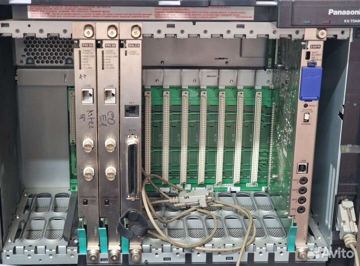 Цифровая гибридная IP-атс KX-TDA600RU с платами