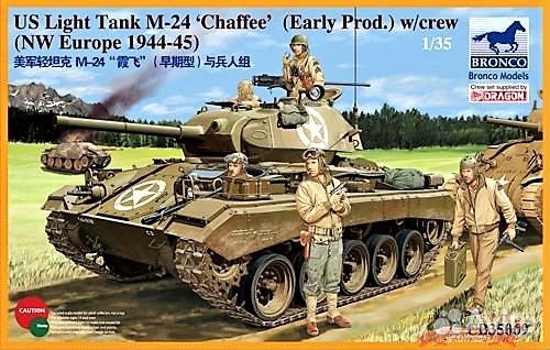 1/35 M-24 'Chaffee' Bronco #35096 + металл ствол