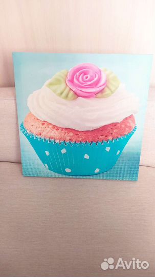 Картины интерьерные 40*40 3 штуки