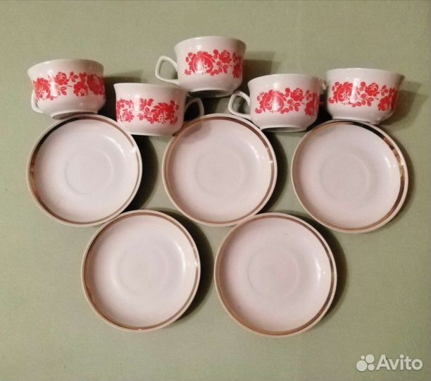 Набор чайный на пять персон, СССР