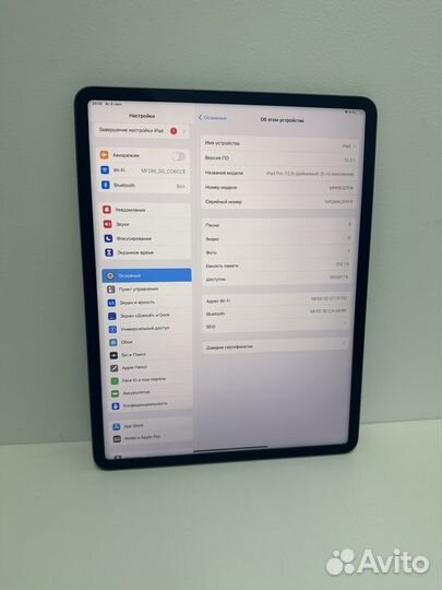 iPad Pro 12.9 2021 m1 512gb