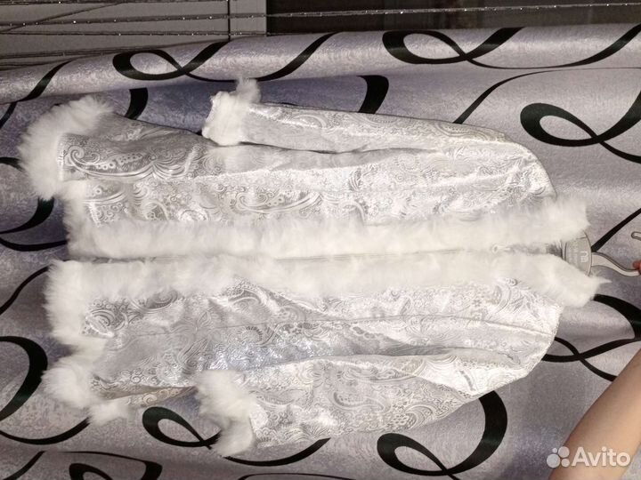 Костюм Снегурочки для девочки 140