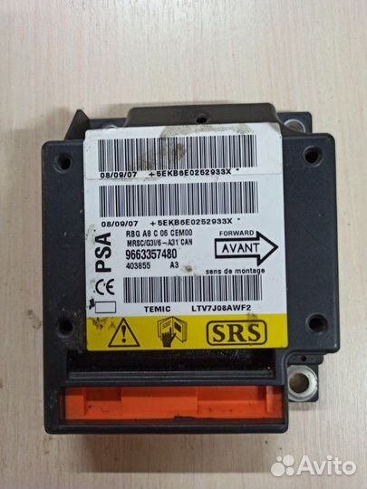 Блок управления аирбаг Citroen C3 picasso
