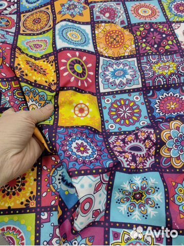 Ткань хлопок пэчворк рукоделие лоскут