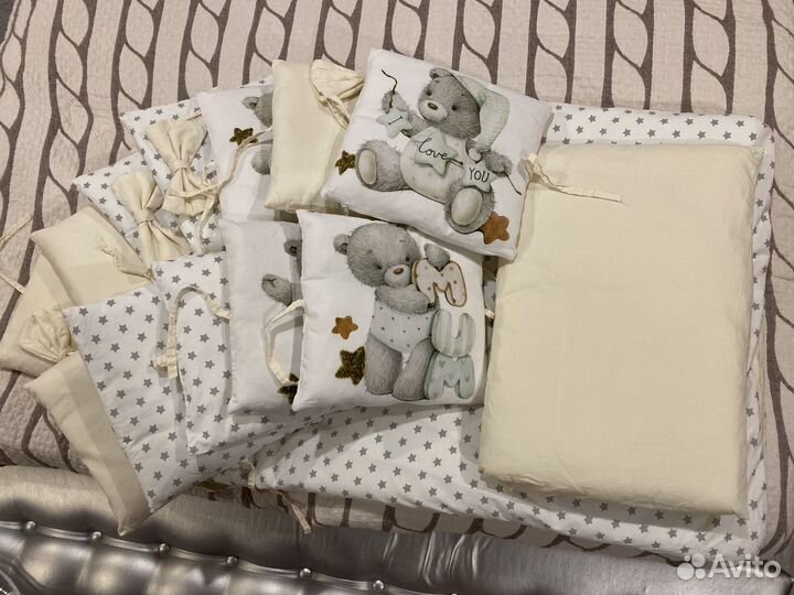 Бортики в детскую кроватку