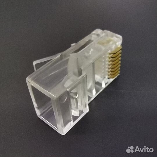 Коннектор RJ45 (8p8c) без экрана для UTP, 10 шт