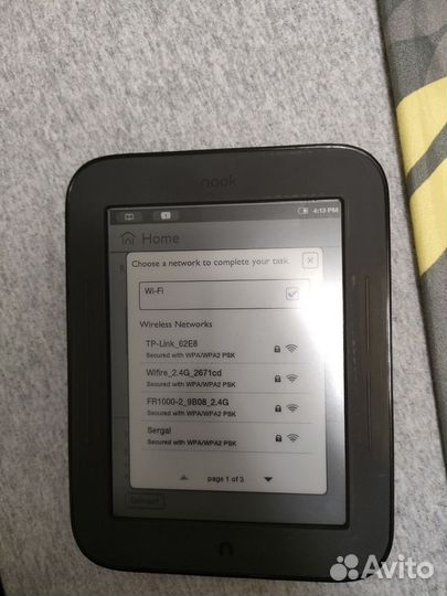 Электронная книга Nook Simple Touch