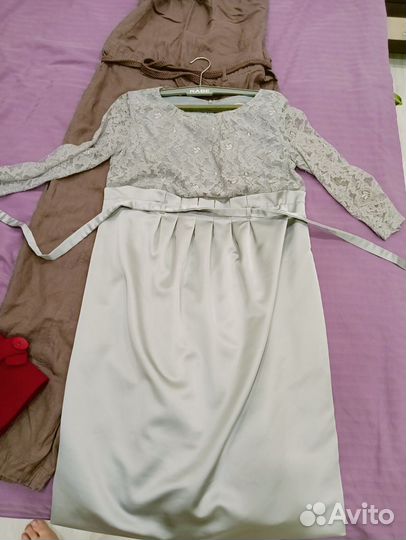 Комбинезон для беременных и платье