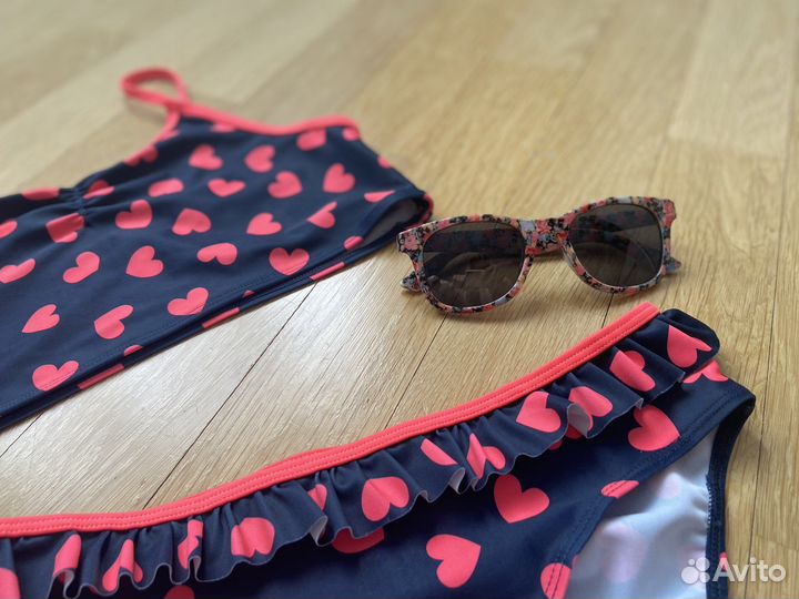 Купальник, очки H&M