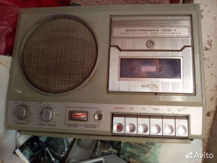 Кассетный магнитофон электроника 302 1