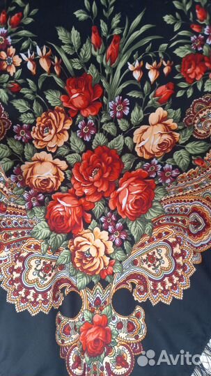 Павловопосадский платок, русский стиль