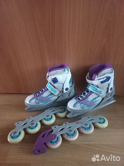 Коньки ролики 2 в 1