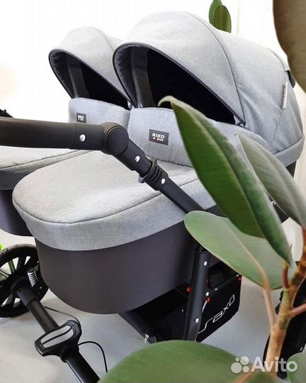 Коляска для двойни Riko Saxo 2в1 Новая в коробке