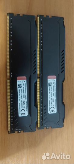 Оперативная память ddr4 hyperx fury 16gb