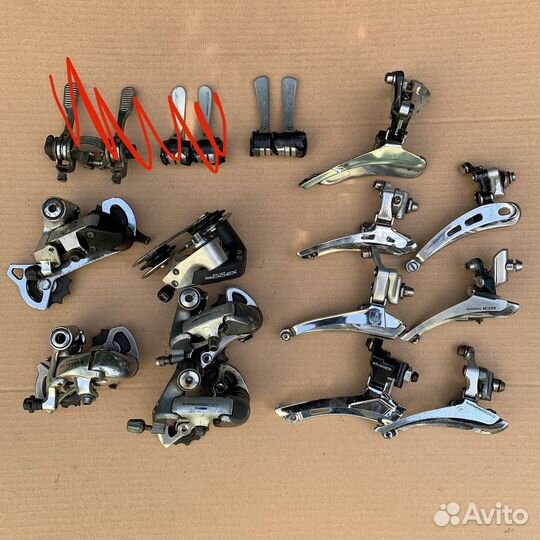 Дуалы переключатели тормоза крабы shim campagnolo