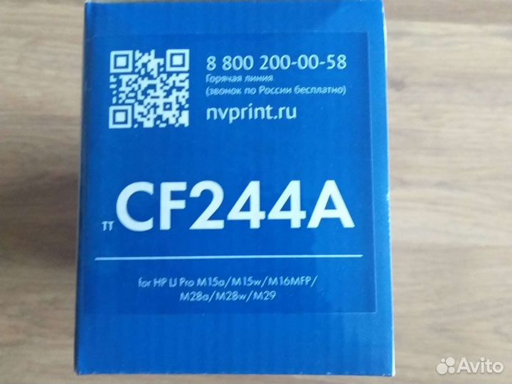 Картридж NV Print CF244A для HP, черный