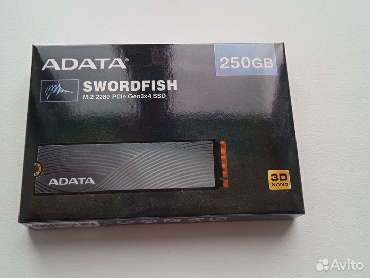 SSD накопитель A-Data Swordfish aswordfish-250G-C