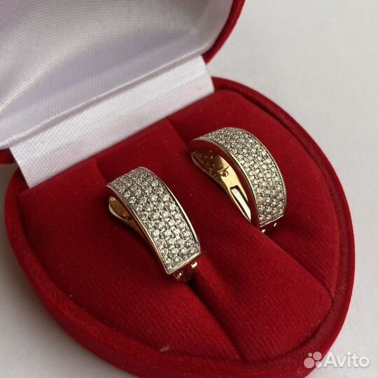 Золотые серьги