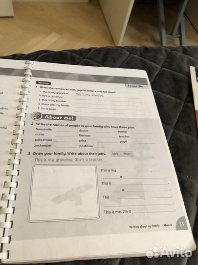 Workbook family and friends