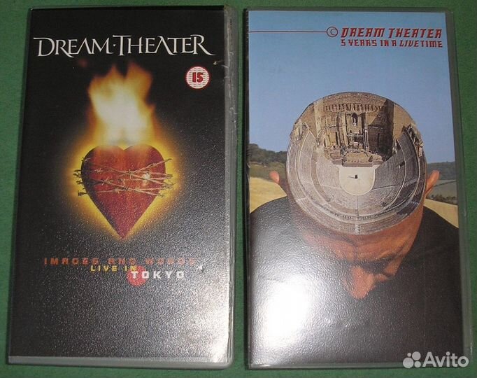 Rush, Dream Theater, Fates Warning на VHS