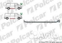 Порог правый для volkswagen transporter (T4) /caravelle/multivan 07.90-03.03