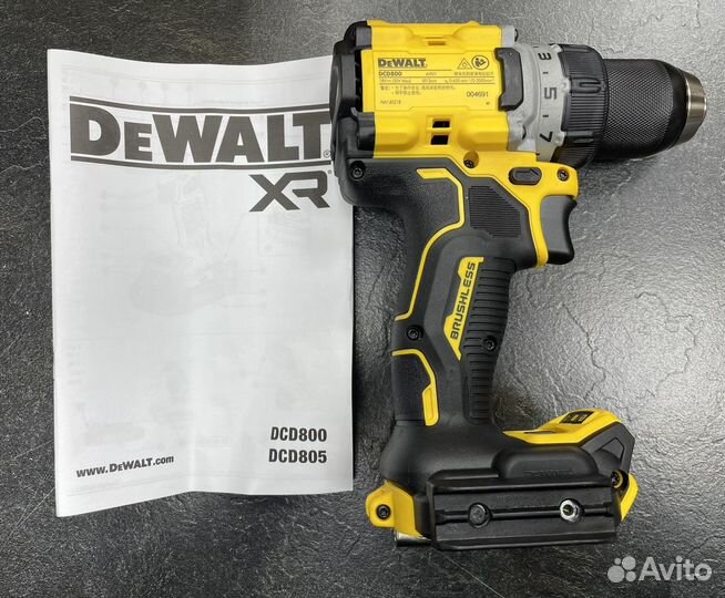 Аккумуляторная дрель-шуруповерт dewalt DCD800N