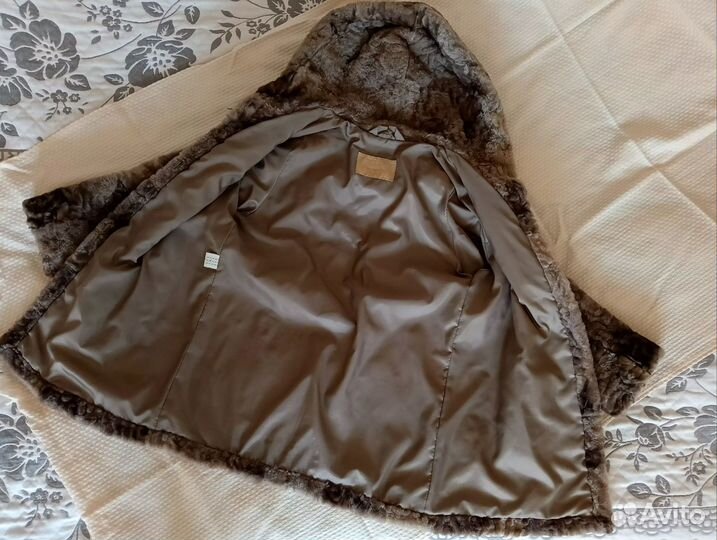 Шуба мутоновая острагал Fur Natural 52