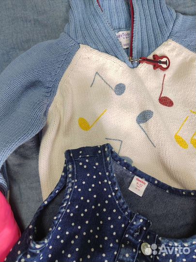 Вещи на девочку пакетом 68-80