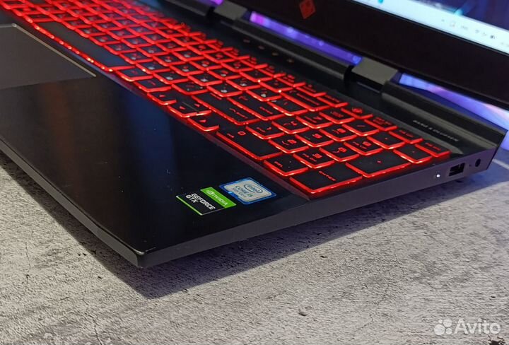 Игровой HP omen GTX 1650/i5-9300H/512gb/12Гб