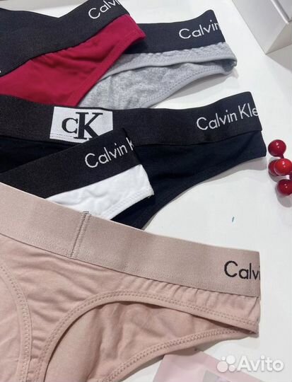 Calvin klein стринги набор подарочный