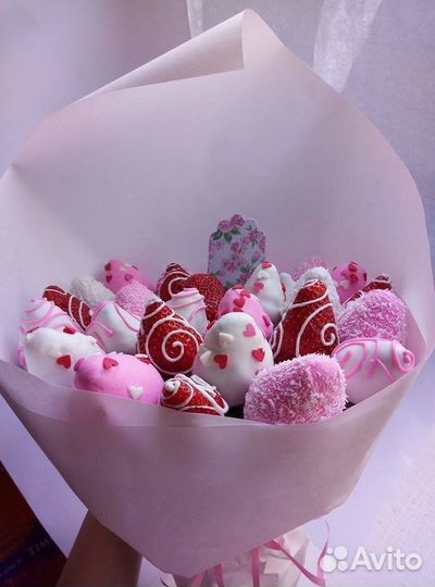 Букет или коробка с клубникой в шоколаде