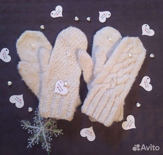 Варежки и следки. Ручная работа