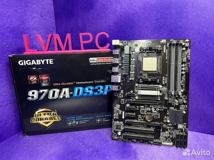 Материнская плата AM3+ с процессором FX