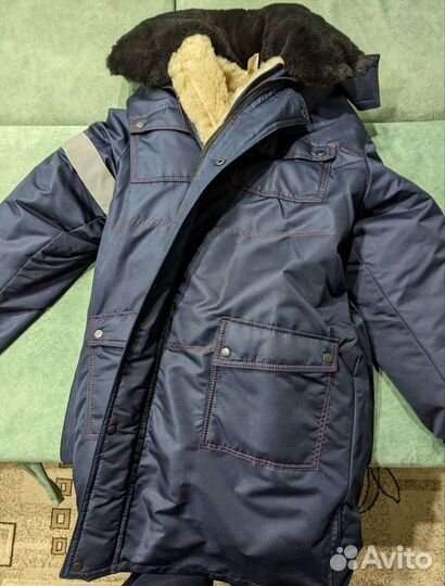 Полушубок из овчины мужской