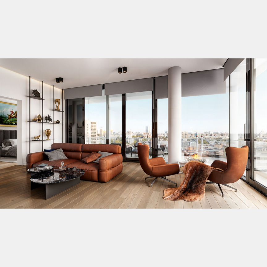 2-к. квартира, 75,1 м², 17/18 эт.