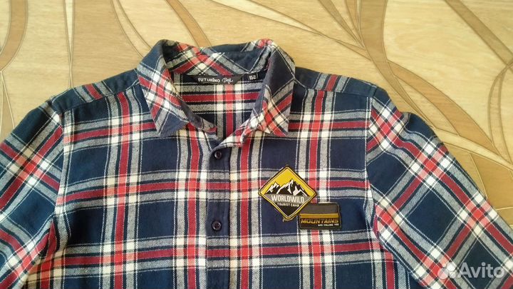 Фланелевая рубашка для мальчика