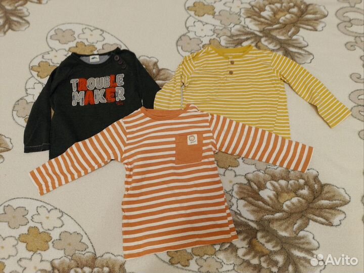 Пакет вещей на мальчика 80 86 размер