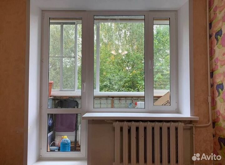 Пластиковый балкон с установкой