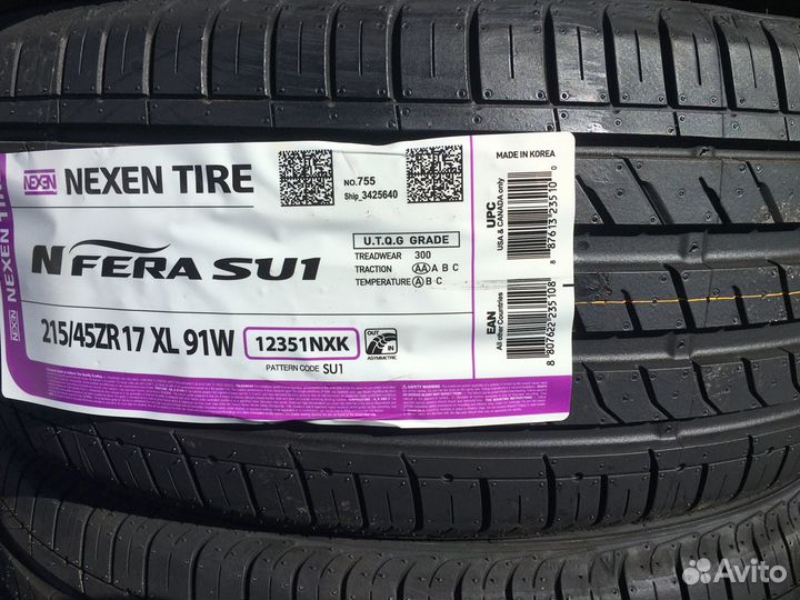 Nexen N'Fera SU1 215/45 R17 91W