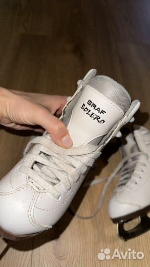 Коньки фигурные graf 28 размер