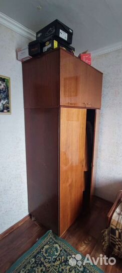 Шкаф для одежды полированный советский бу