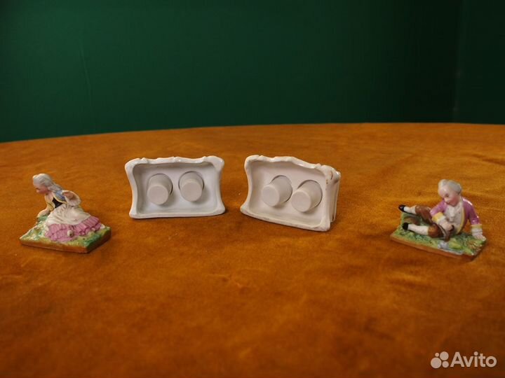 Фарфоровая парная чернильница. франция