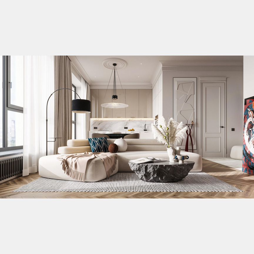 1-к. квартира, 61 м², 2/32 эт.